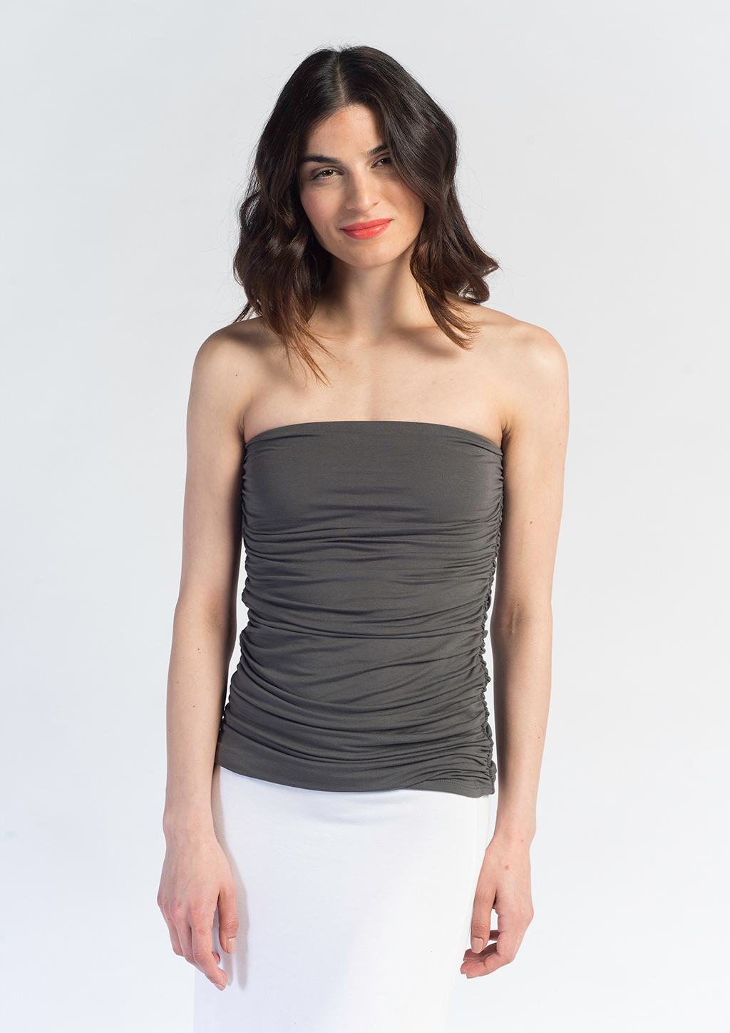 Ruched Tube Top | Gracie Clothing